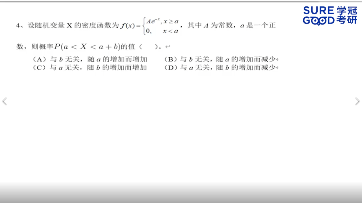 学冠考研数学每日一题